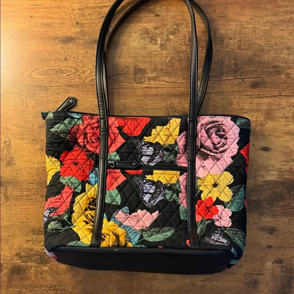 Vera Bradley Multicolor Floral Quilted Tote - Picture 5 of 8